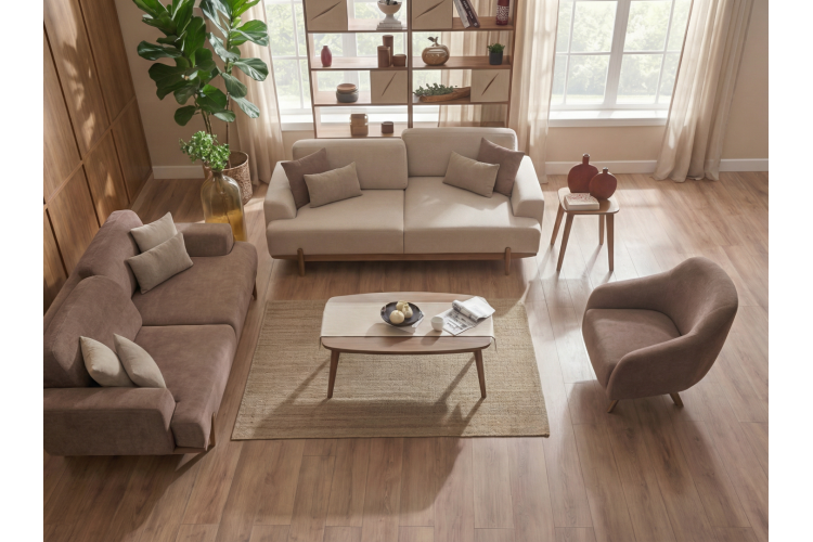 Perge Koltuk Takımı – Zamansız Şıklık ve Üstün Konfor (3+3+1)